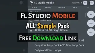 Fl Studio Mobile ALL Sample Pack 2026 | ALL Fl Studio Sample Pack Free Download | AK FL Mobile
