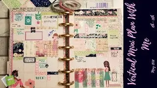 MINI HAPPY PLANNER | PLAN WITH ME | Vertical Layout