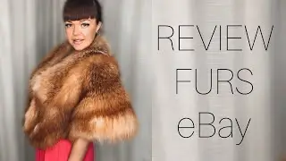 FOX FUR STOLE REVEW shawl wrap Red Golden Fox collar cape | SALE Shop ebay fur | FursBerry