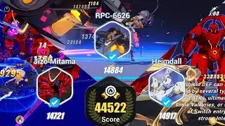 Sim Battle (Jizo, RPC, Heimdall) 44522pts | Honkai Impact 3rd Global