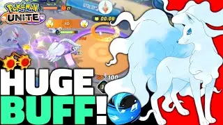 Pok&eacute;mon Unite Alolan Ninetales BUFF Is Genuinely HUGE!🥶 Alolan Ninetales New Patch Best Build Guide