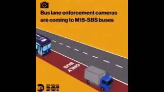 M15 Select Bus scares car lol