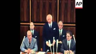 SYND 06/04/1970 WALTER SCHEEL, MAKES ANNOUNCEMENT THAT WEST GERMAN DIPLOMATS ARE BEING WITHDRAWN FRO