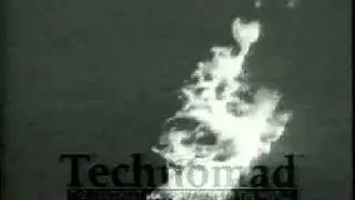 Loudspeakers lit on fire - Technomad loudspeakers