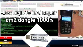 Jazz Digit 4G imei Repair cm2 dongle 1000%