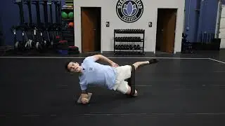 Modified Side Plank + Hip Abduction (Banded Knees) Breakdown | Lateral Core & Hip Stability