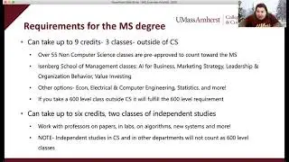 MS Program Academic Overview -  Elizabeth Parolski