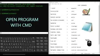 how to open program with 