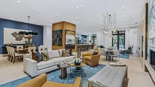 $18,900,000 New Designer Furnished Townhome in Palm Beach with large entertaining spaces