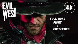 EVIL WEST [HARD] - JESSE RENTIER VS PETER D'ABANO FIRST ENCOUNTER FULL FIGHT  (4K 60 FPS HD)
