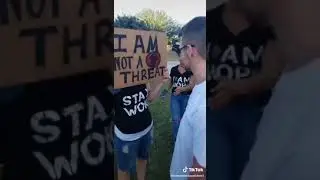 Nick Fuentes vs blm activist