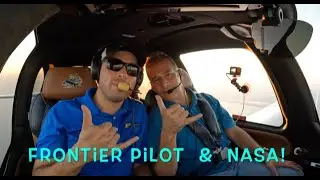 Philly Pilot - Shuttle Landing Facility Low Approach w/Frontier Pilot aboard in Cirrus 18HY