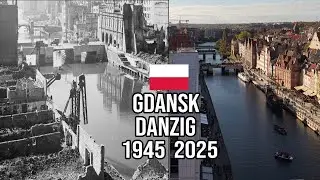 GDANSK 1945 vs 2025 (War scars till present)