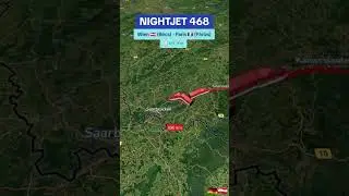 NIGHTJET 468: Wien (B&eacute;cs) - Paris (P&aacute;rizs) #travelboast #nightjet #wien #paris #vienna #train #zug