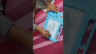 Magnetic slate review/#shorts#shortvideounboxing     #Drawing board#puvmasti#     kids