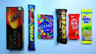 Cadbury perk vs Gems vs Amul Almond vs KitKat 😋