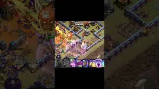 Th14 Vs TH16?🔥Hybrid attack in the war wait for full war video👌#coc #th14warattack #th14vsth16