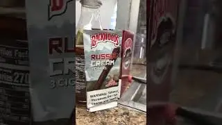 Russian cream laughing on  swisher leaf