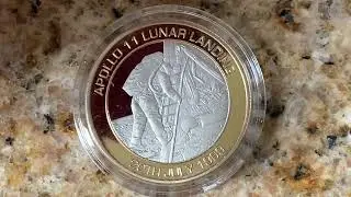 APOLLO 11 LUNAR LANDING COMMEMORATIVE COIN