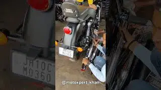#shorts Long Punjab on Meteor 350 with Free Flow Bend Pipe! Cat Can Removed