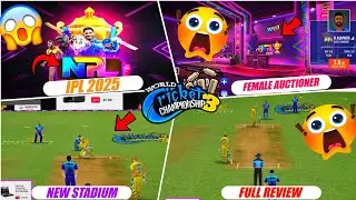 Wcc3 IPL 2025 Update Launched - Female Auctioneer, New Stadium, New Jersey, New Animation
