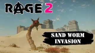 Rage2 : eliminate the sand worm | Side mission | gameplay