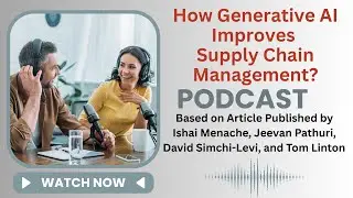 How Generative AI is Transforming Supply Chain Management | LLMs in Action