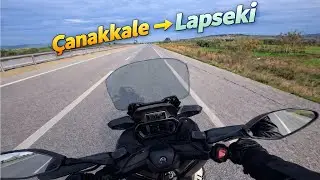 Çanakkale – Lapseki Yol Güzergâhı | Motovlog #4