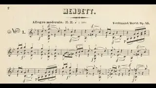 Ferdinand David - Suite for Violin Solo, Op.43