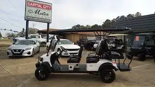 6 Person White Golf Cart Year End Blow Out! $10,900  Walk Around Capital City Motors