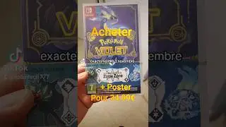 Acheter Pok&eacute;mon violet +le DLC + un poster pour 34.99&euro;,🤩🤩🤩#pokemon #pok&eacute;monviolet  #dlc #bonplan