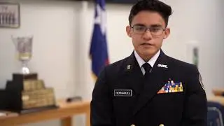 Joshua ISD Take Flight Student Spotlight: Lt. Johan Hernandez