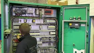 Gasmotor MAN Pr&uuml;flauf