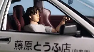 Dig action Initial D Takumi Fujiwara 
