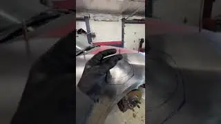 FABRICATING PORSCHE SLANTNOSE FUEL DOOR