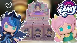 Opening  a whole mini world my little pony blind box set!