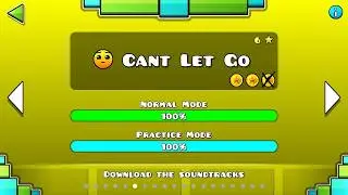 Cant let go (Geometry Dash) Level 6 (Two COINS)!!