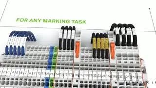 Thermal Transfer Printer; Smart Printer; for complete control cabinet marking; 300 dpi