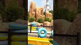 🏝 Exciting Days of Summer in Aqua World With Water Slide 🚤☀️ #waterpark #waterslide