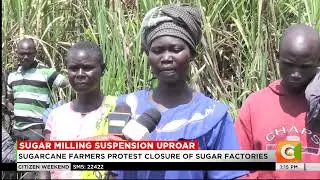 Sugarcane farmers protest closure of sugar factories