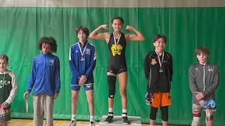 Virginia Beach 6th grader: First girl to win in boys&rsquo; wrestling champion