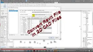 Convert Revit File in 2D CAD Files