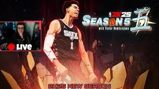 🔴LIVE NBA 2K25 SOLO RANDOM REC SEASON 5! Vertical #nba2k25 #gaming #live