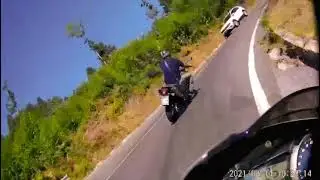 Sabato in moto.... Parte 1 rear view camera on board Speed Triple