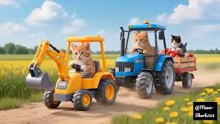 Excavator Cat Is OPEN FOR BUSINESS 🐾🚜 | Watch This Feline Construction Worker in Action!