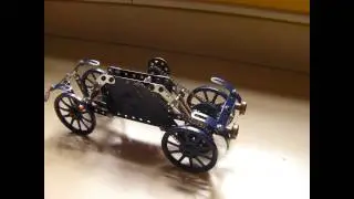 Meccano MOC |Meccano Clockwork Motor in action