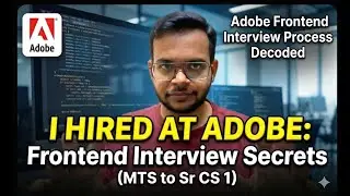 Does Adobe Ask DSA for Frontend? | Adobe Frontend Interview Experience | Computer Scientist | MTS
