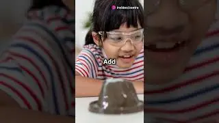 DIY Volcano Eruption! 🌋  #cartoon #facts #seaanimalsforkids #childrenscartoon #elephant #kids