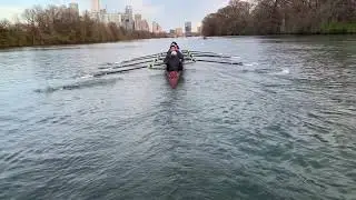Texas Rowing Center Juniors' training