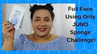 Full Face Using Only JUNO Sponge Challenge!